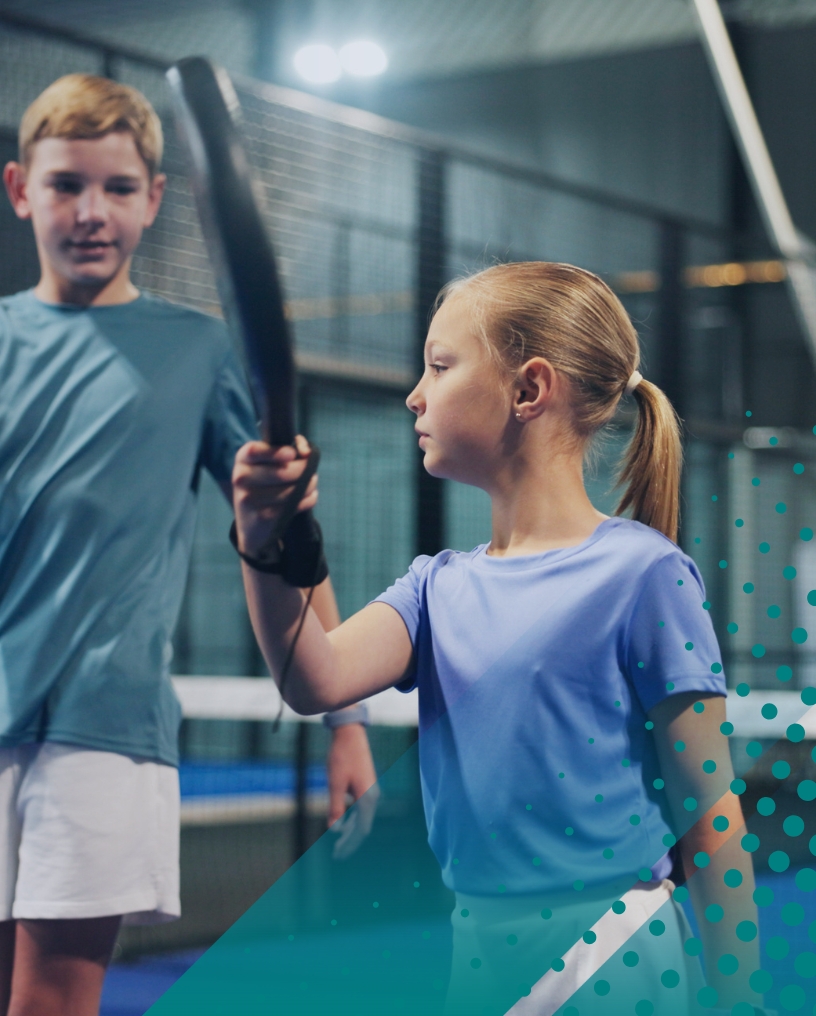 mini padel pour enfants au club Alpadia